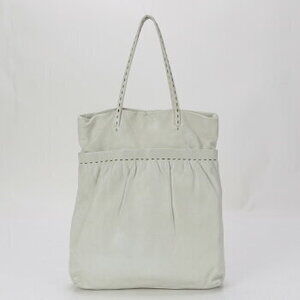 Miu Miu leather tote bag shoulder handbag white MLM
